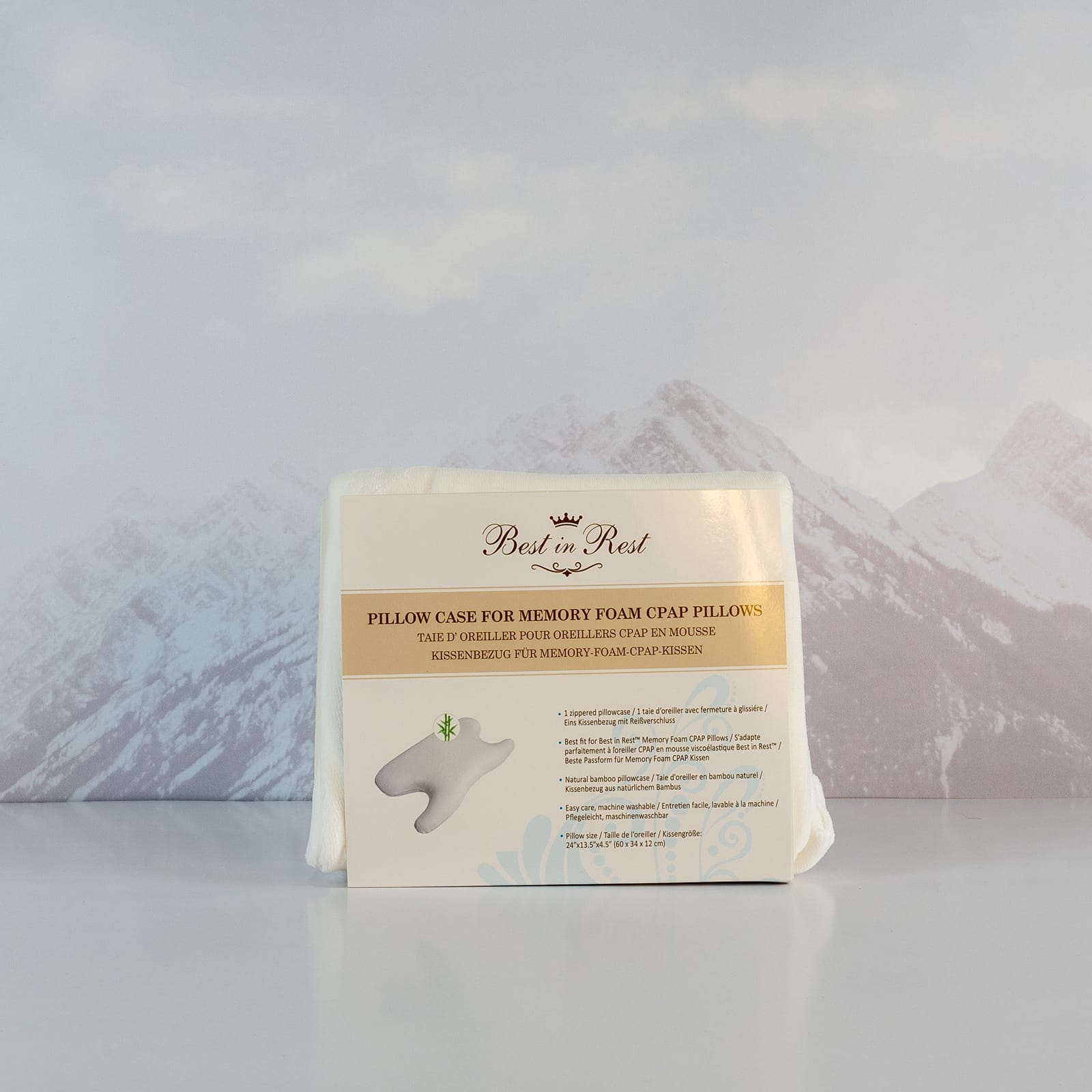 BEST IN REST - Taie d'oreiller pour CPAP en mousse mémoire